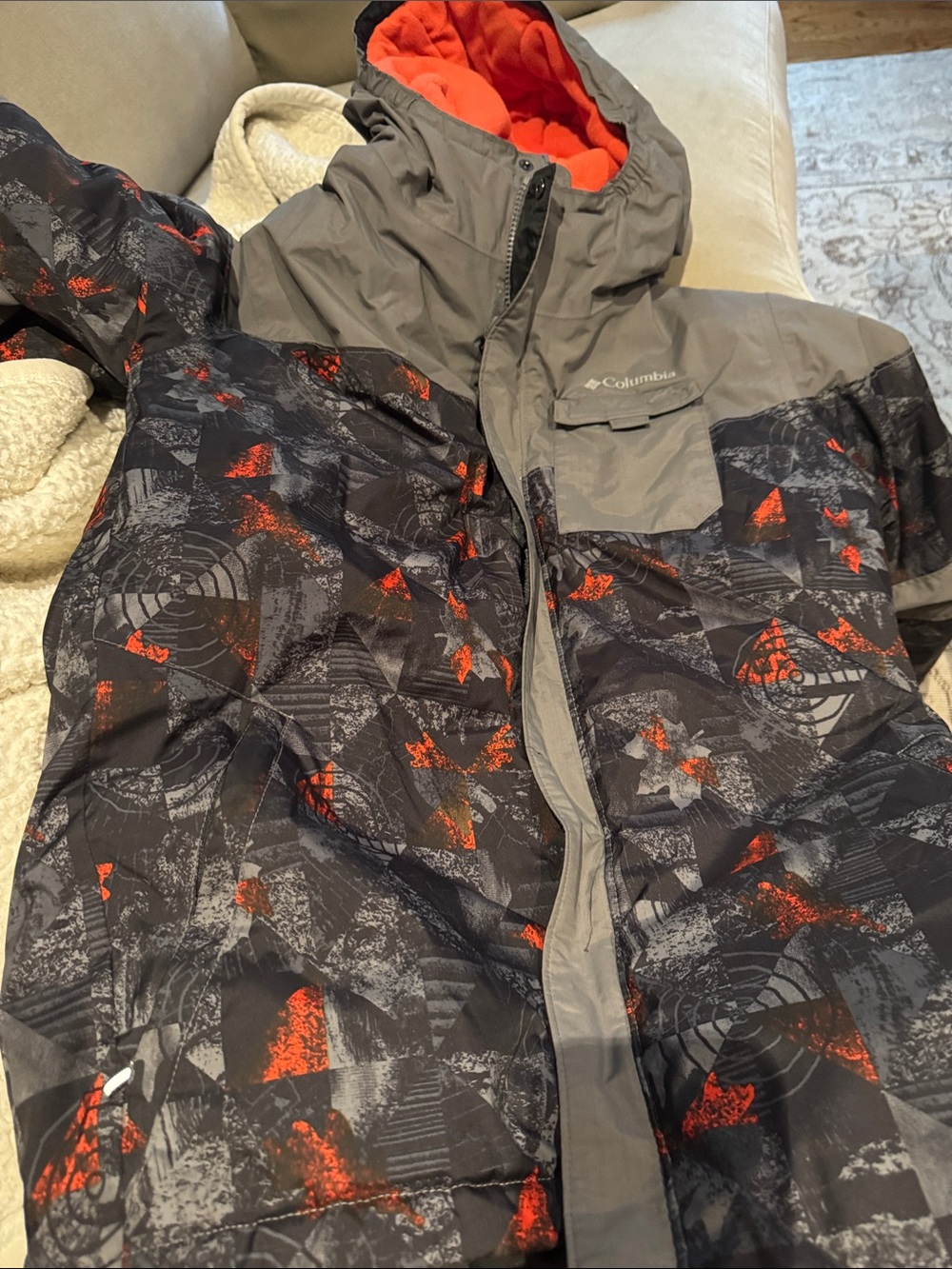 Mighty mogul II Columbia ski board winter jacket coat Omni heat infinity